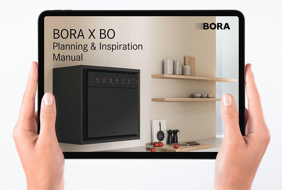 Download inspirations- og monteringsguide for BORA X BO multidampovn her